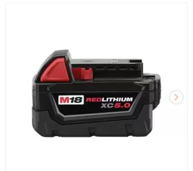 M18 18-Volt 5.0 Ah Lithium-Ion XC Extended Capacity Battery Pack