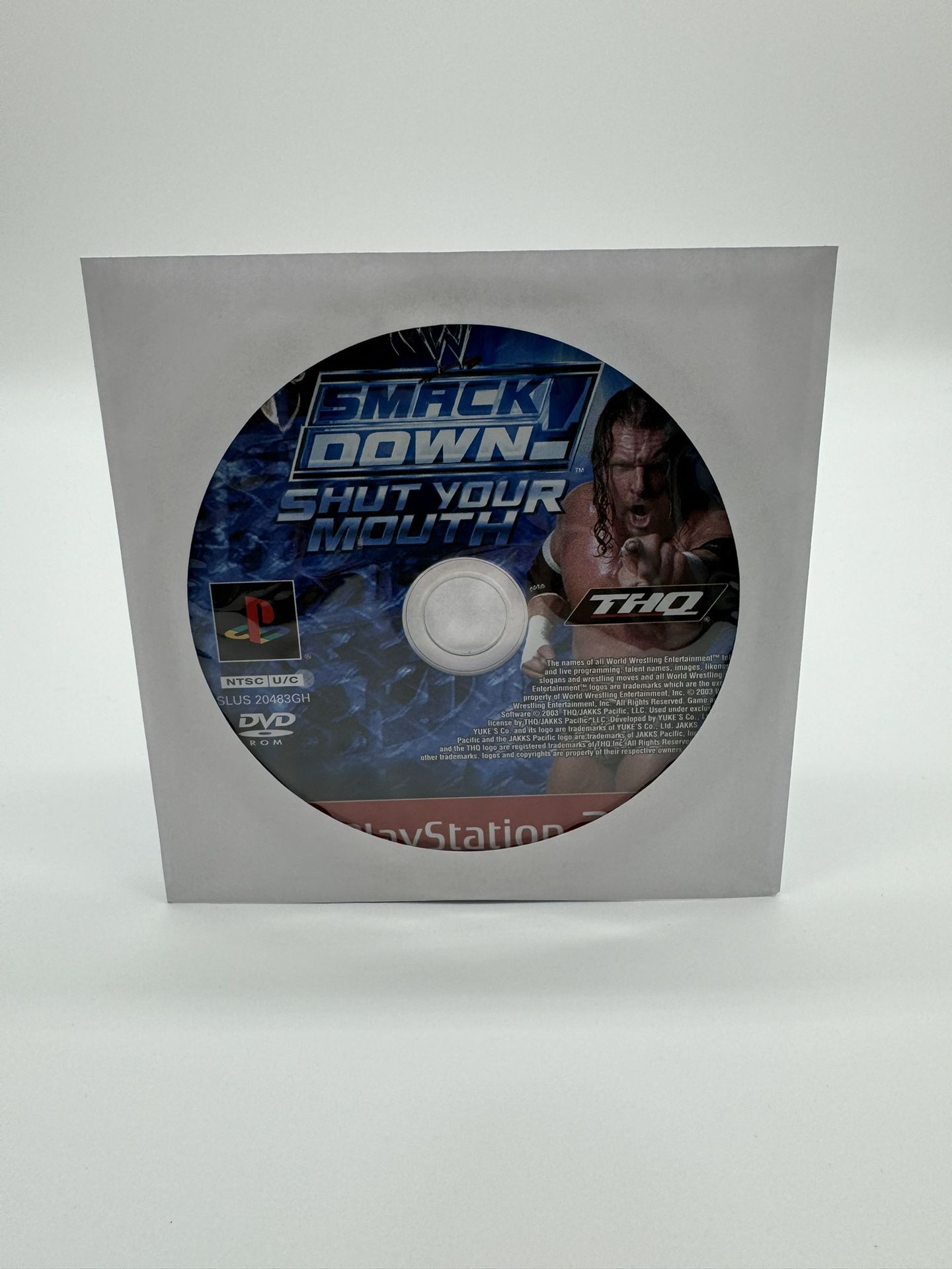 WWE SmackDown Shut Your Mouth Greatest Hits (Sony PlayStation 2 , PS2) Disc Only