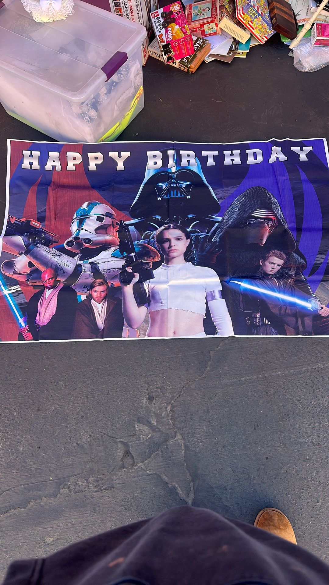 Starwars Birthday Sign