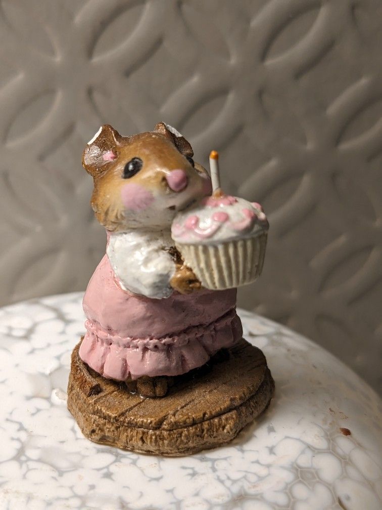 Wee Forest Folk - Birthday Cupcake And Candle