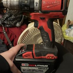 Milwaukee  1/2 (13 mm) HAMMER DRILL/DRIL/DRIVER M18 RED LITHIUM HIGH OUTPUT HD12.0