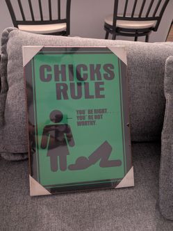 Funny wooden poster