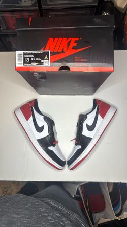 Air Jordan 1 Retro Low Og/Chicago, Red And Black/13m