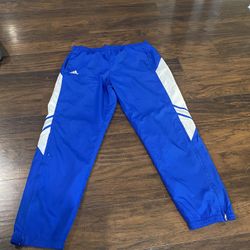 vintage Adidas blue windbreaker jogger sweatpants. 