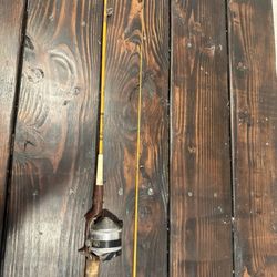 Vintage Johnson Fishing Rod / With Zepco Real