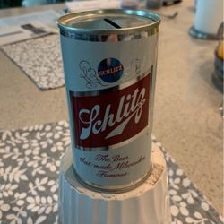 Schlitz Beer Can Bank 