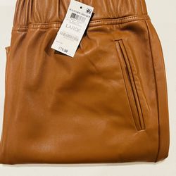 Women Leather Joggers