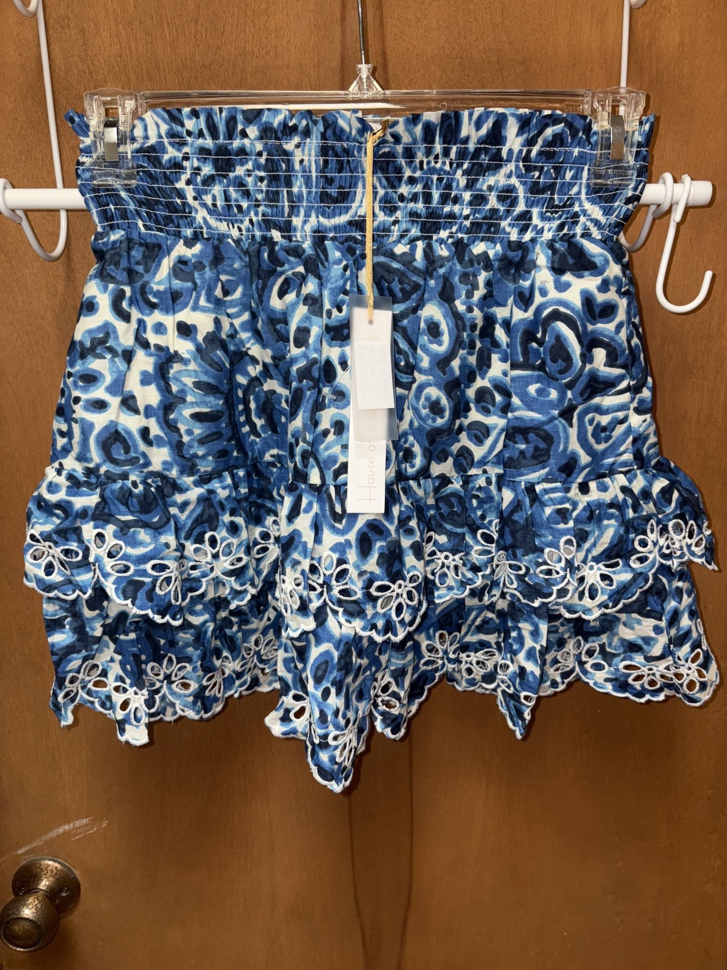 House of Harlow 1960 Melba Blue Skirt Size Medium NWT