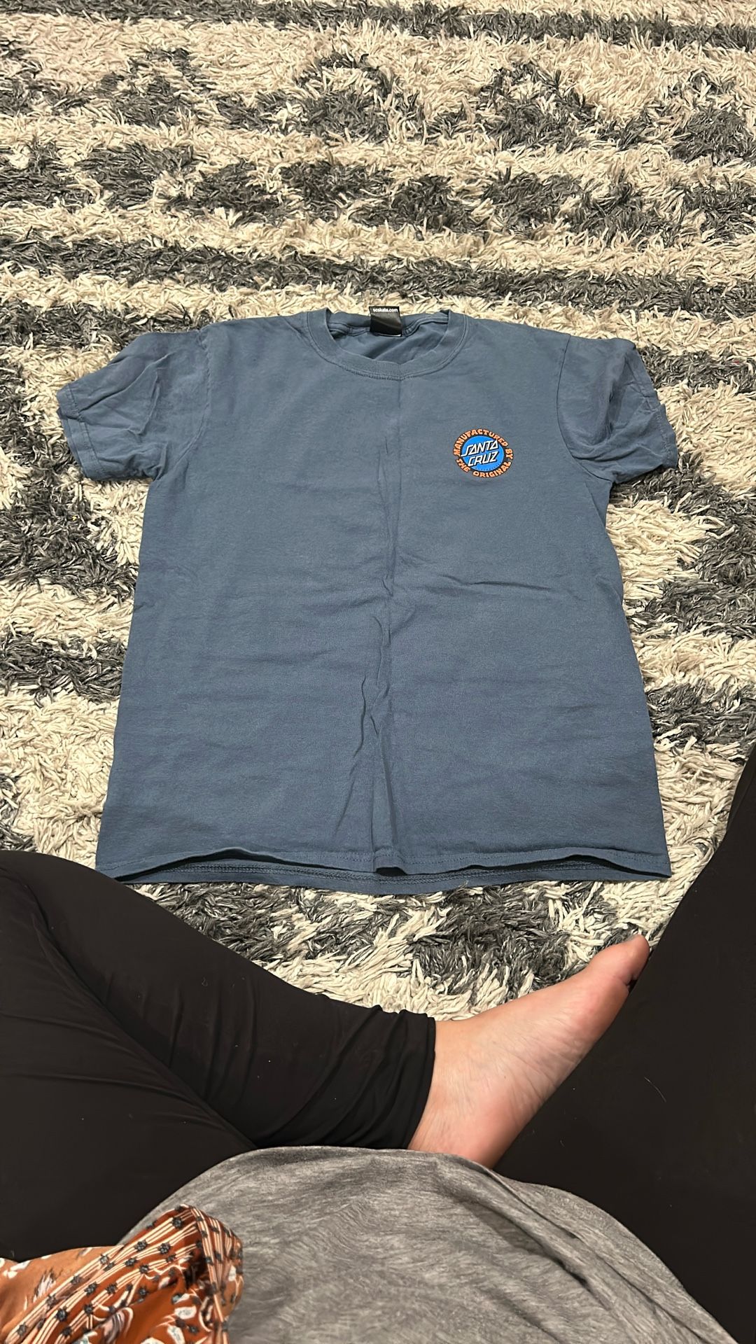 Santa Cruz Blue T-Shirt, Size S (tag missing)