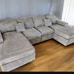 New! Super Comfy ~ Luxurious Soft Touch Sofa Sectional! 