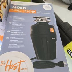 Moen 3/4 Hp Garbage Disposal New