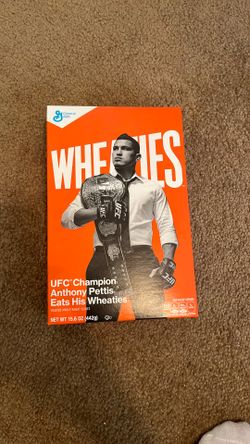 UFC Former Champion on cereal box