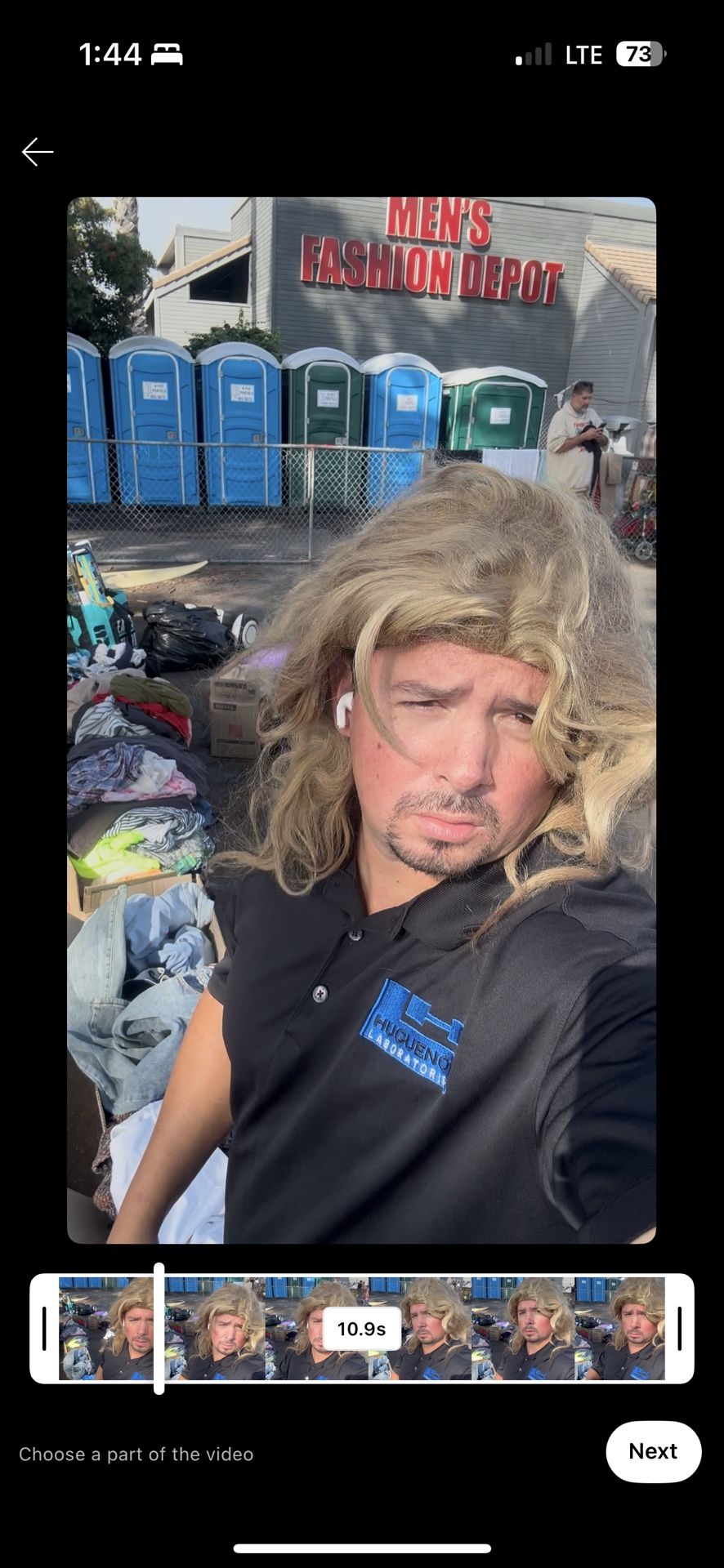 Vintage 1980s Halloween Costume Wigs