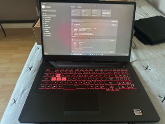 ASUS Tuff laptop TUF706Q 17 inch