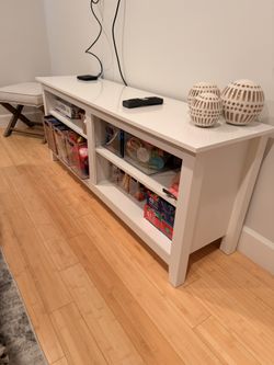 White Tv Entertainment Center And/or Storage Unit