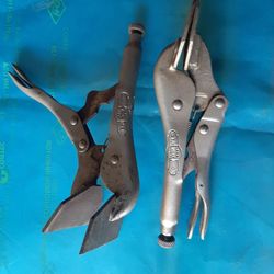 2-Vice grip sheet metal clamps.$16 for both