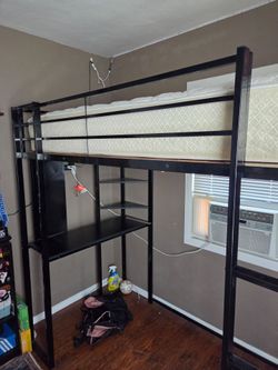 Single loft bed