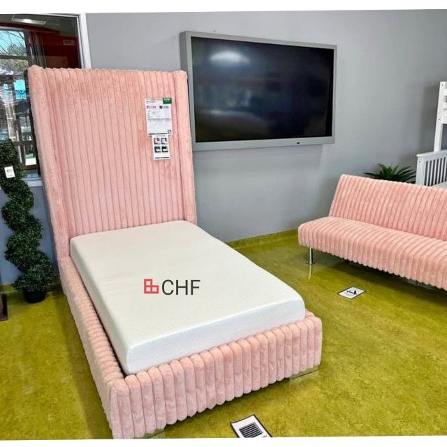 Fabric Twin / Full Size Bed Frame Mattress Sold Separately,All Products : American Fashion Style Bags On Sale