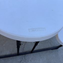 Lifetime white kids table seating area