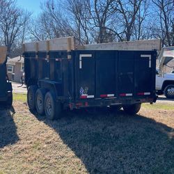 Black 14 Foot Trailer 
