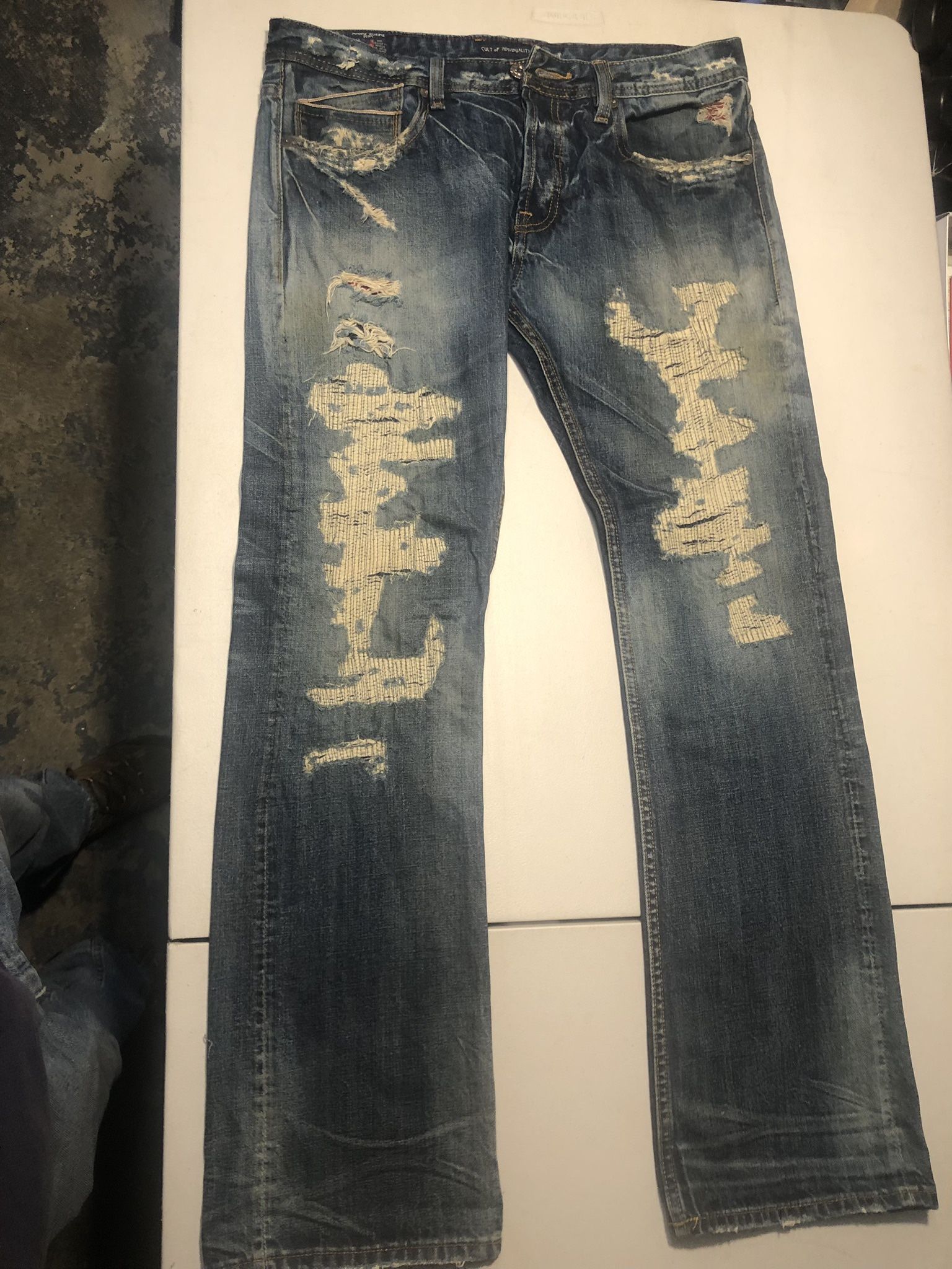 Cult Of Individuality Distressed Jeans