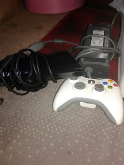 xbox 360 Kinect controller and cords