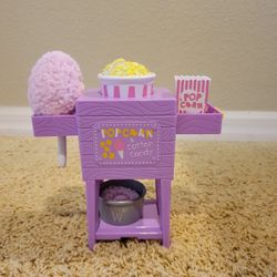 American Girl Wellie Wishers Popcorn And Cotton Candy Cart