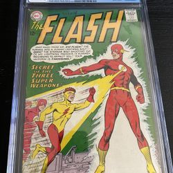 The Flash #135 CGC 8.5 1963 1st Appearance Kid Flash Wally West Yellow Costume
