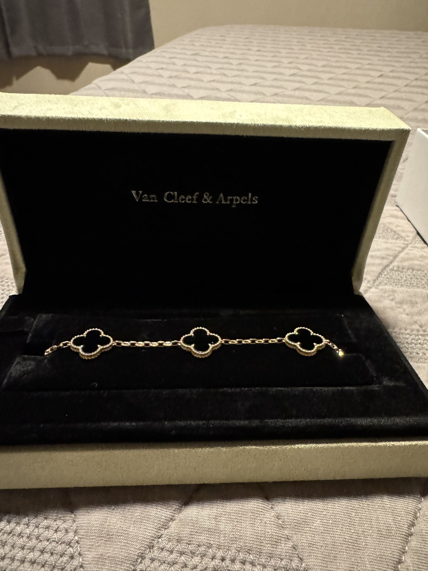 Van Cleef Onyx Bracelet 