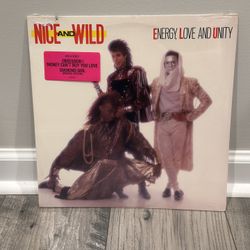 NEW SEALED Nice And Wild - Energy Love and Unity LP Vinyl / '80s Latin Freestyle