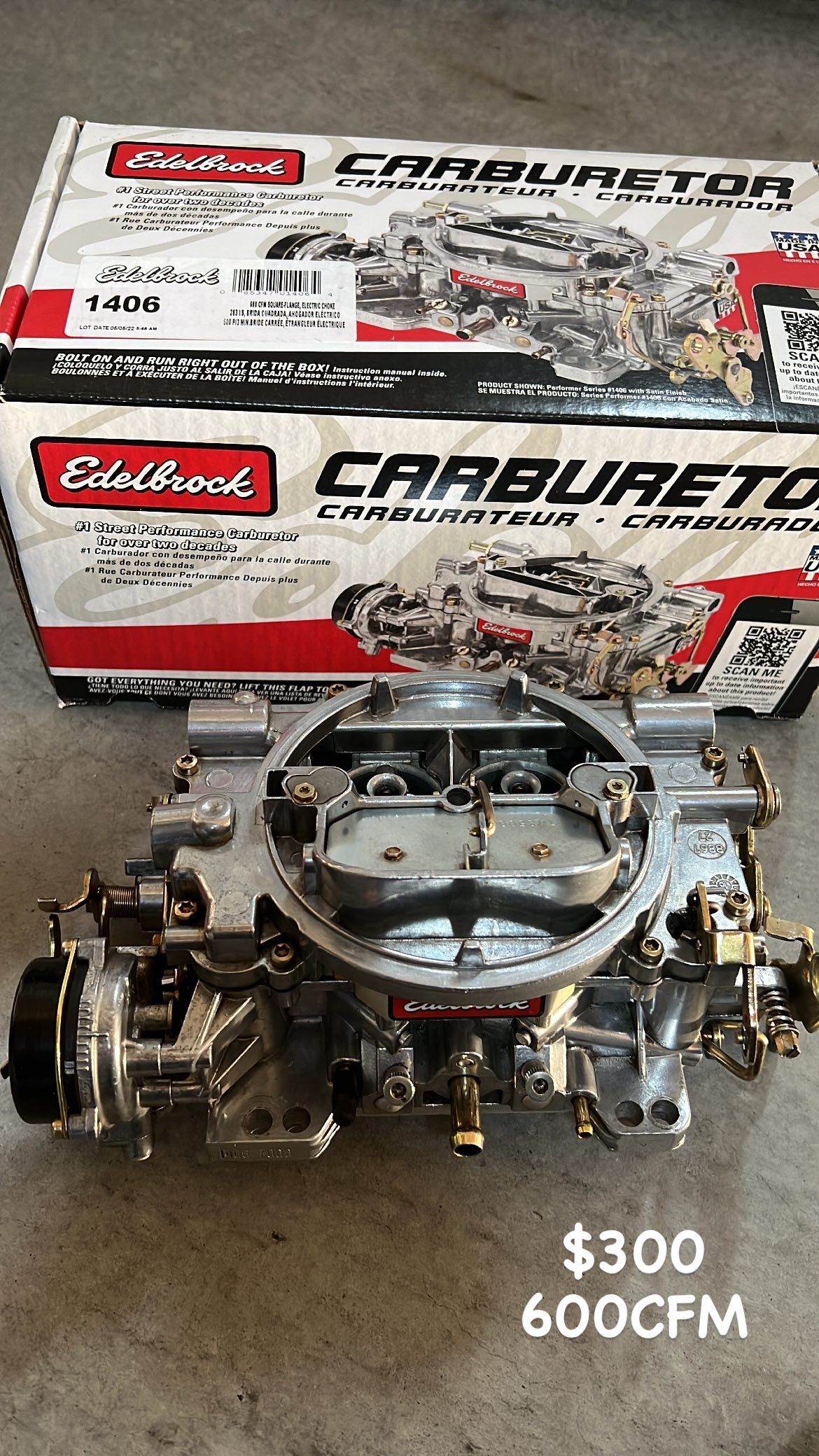 Edelbrock Carburetor 
