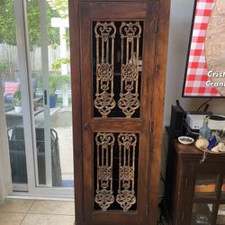 Teak Handmade Wine Cabinet