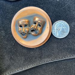 Antique copper pendant 