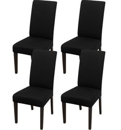 Black Chair Cover 4pc 
