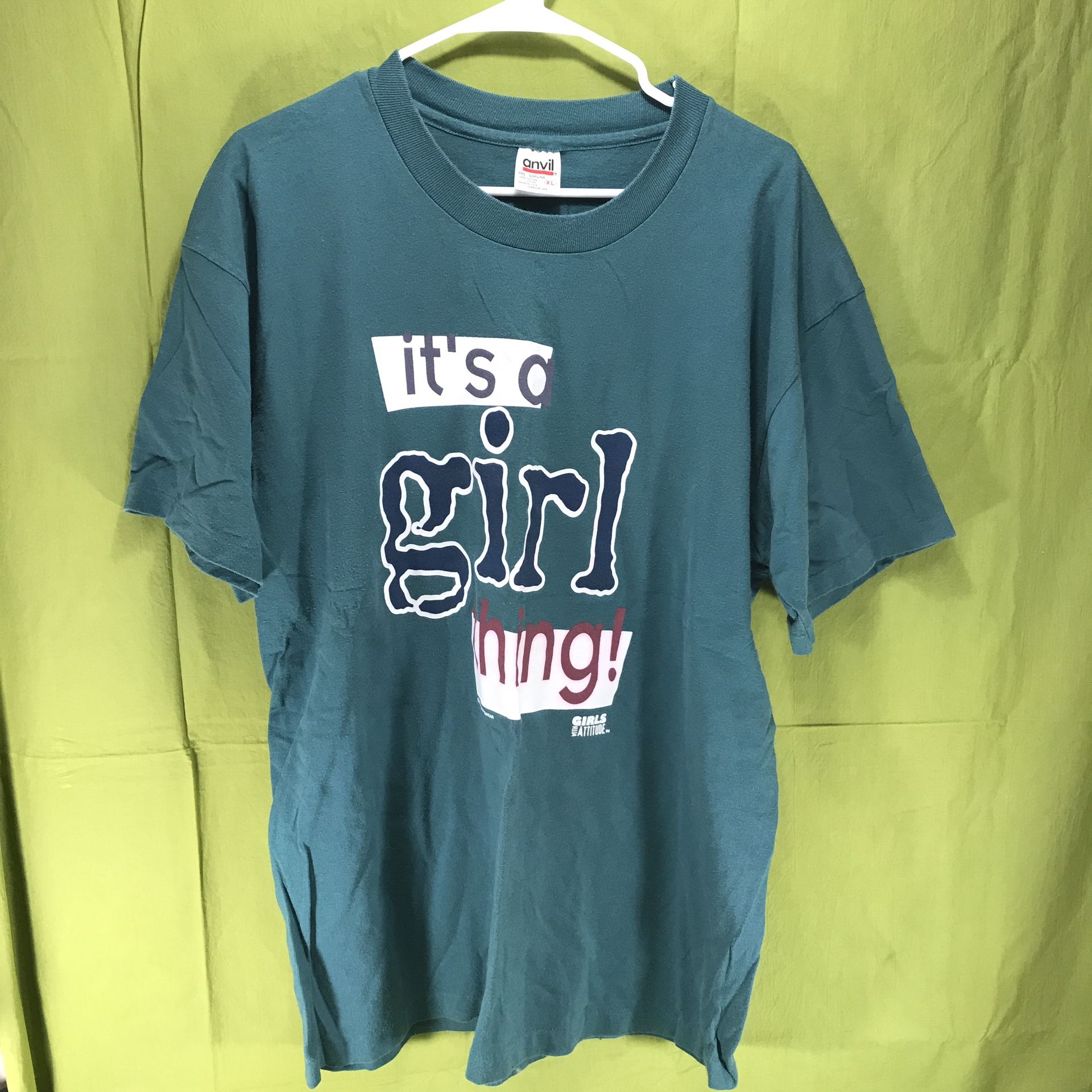 Vintage Single Stitch It’s a Girl Thing T-Shirt Men’s Size XL