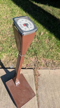 Vintage Health O Meter- Doctors Scale Brown retro floor scale