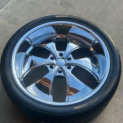 24 inch chrome wheels