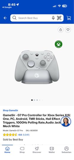 GameSir - G7 Pro Controller for Xbox Series X|S| One, PC, Android, TMR Sticks, Hall Effect Triggers, 1000Hz Polling Rate,Audio Jack - Mech