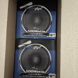 2 8 Audio Pipes And Box Brand New Only Missing Tweeters