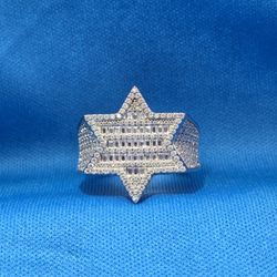 Moissanite 2.25 ctw Star Ring 