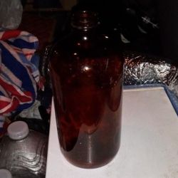 Unique Rare Vintage Brown Bottle