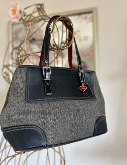 Vintage Coach Shoulder Tote Bag