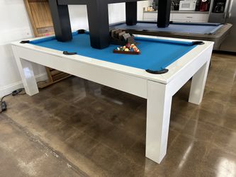 7ft Modern pool table White 