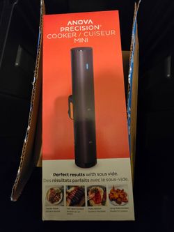 Anova Culinary Sous Vide Precision Cooker Mini 850 Watts Black and Orange
