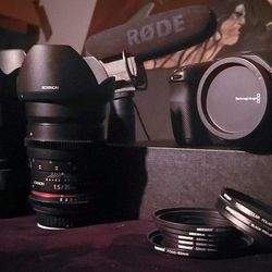 Blackmagic Pocket Cinema Camera 6K Full Setup (BMPCC 6K) + Lenses & Accessories