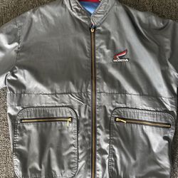 80s Vintage Honda Racing Team Jacket Reversible