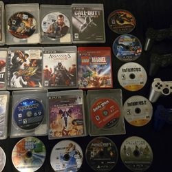 Ps3, 4 Controllers, 21 Games