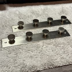 2 Target Metal Closet Hook Rails