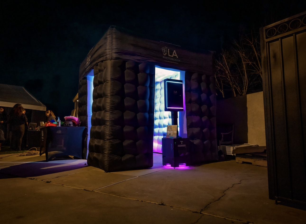 Black Inflatable LED Photobooth 