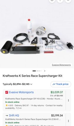 K series Kraftwerks super charger